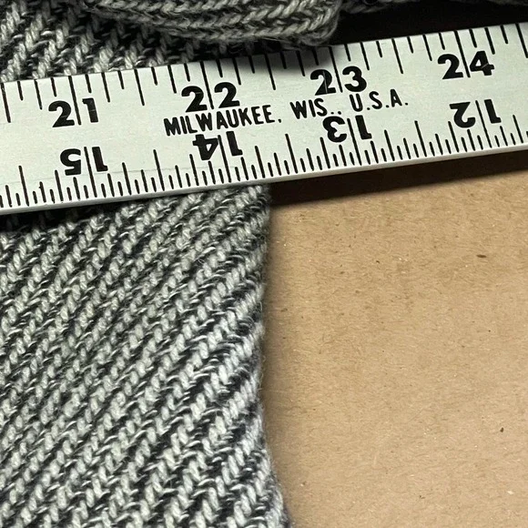 Vintage Preston & York Women's Size Large Plaid‎ Wool Blend Tweed Coat - Picture 10 of 16